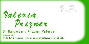 valeria prizner business card